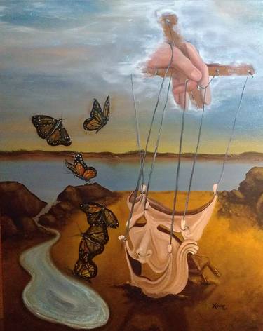 Original Surrealism Abstract Paintings by Artist Xavier