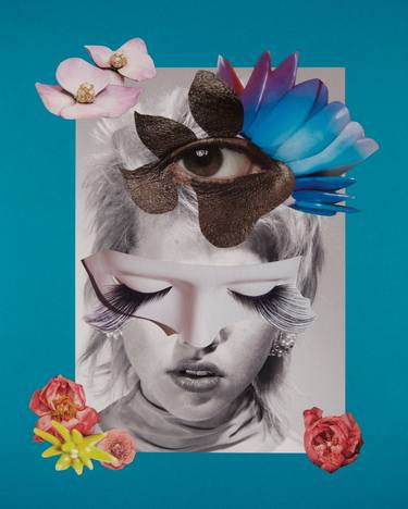 Original Surrealism Abstract Collage by Carly Petersmeyer