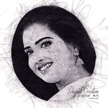 Original Portraiture Women Digital by Deepak Creation PTA