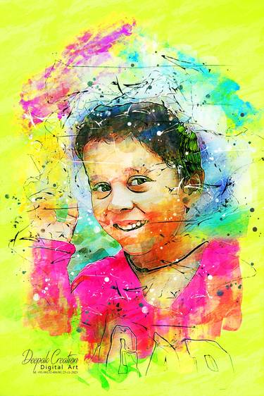 Original Abstract Kids Digital by Deepak Creation PTA