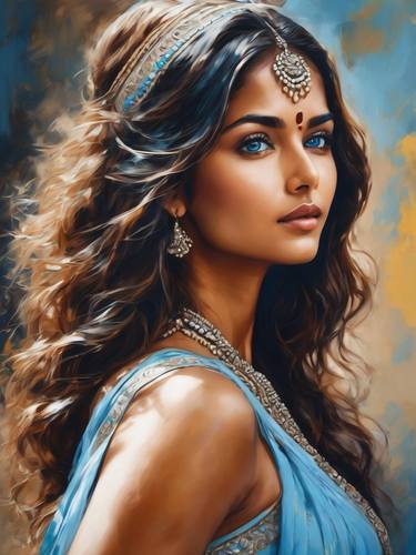 Original Portraiture Women Digital by Deepak Creation PTA