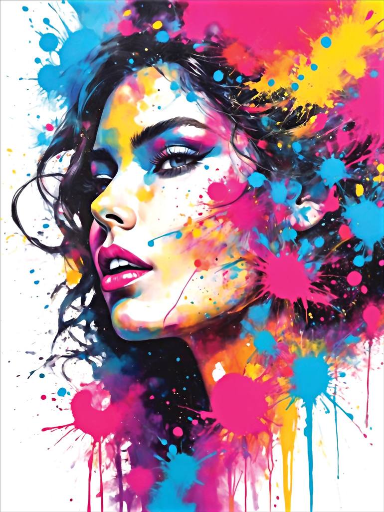 Original Artificial Intelligence Women Digital by Deepak Creation Pta