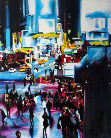 Print of Abstract Expressionism Cities Paintings by Martyn Child