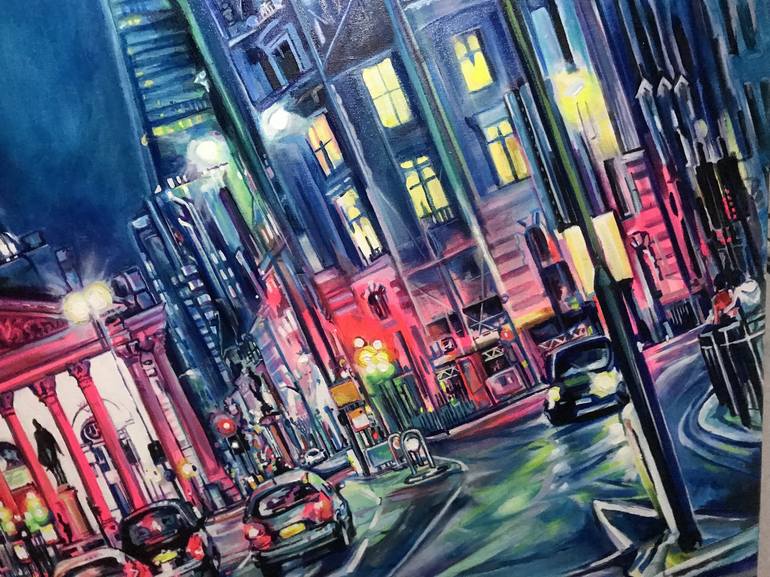 Original Expressionism Cities Painting by Martyn Child