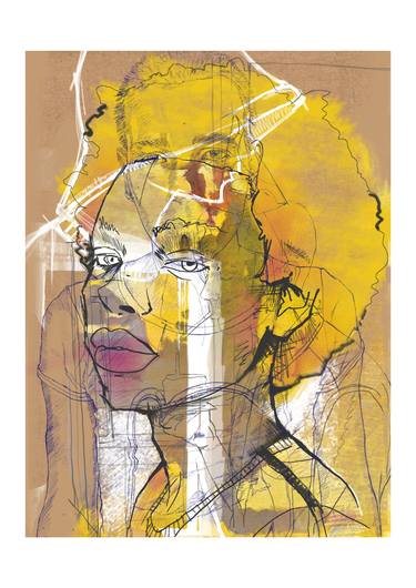 Original Modern Portrait Printmaking by Peter Mico