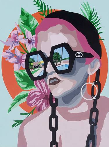 Original Modern Fashion Paintings by Peter Mico