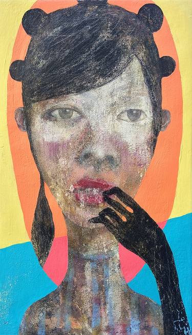 Original Contemporary Portrait Paintings by Peter Mico