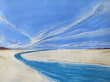 Original Expressionism Seascape Painting by Geoff Warke