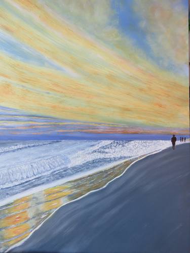 Original Expressionism Seascape Paintings by GEOFF WARKE