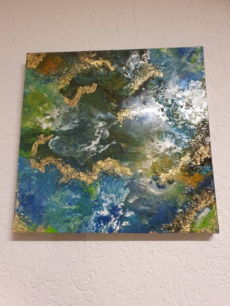 Original Abstract Painting by Inessa Luijten-Cherniy