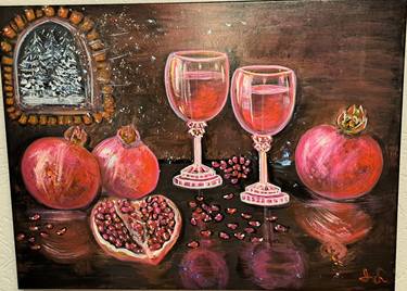 Original Impressionism Food & Drink Paintings by Inessa Luijten-Cherniy