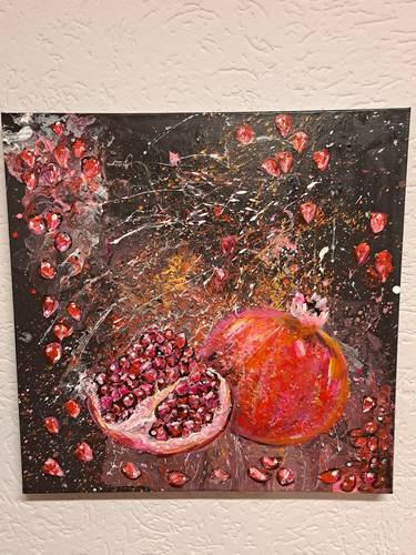 "Pomegranate splash" from the series "Juicy fruit splashes" thumb