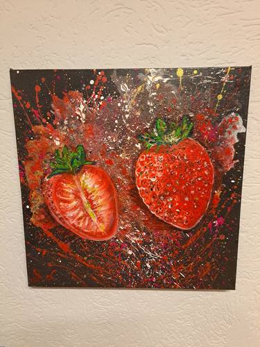 "Strawberry splash" from the series "Juicy fruit splashes" thumb