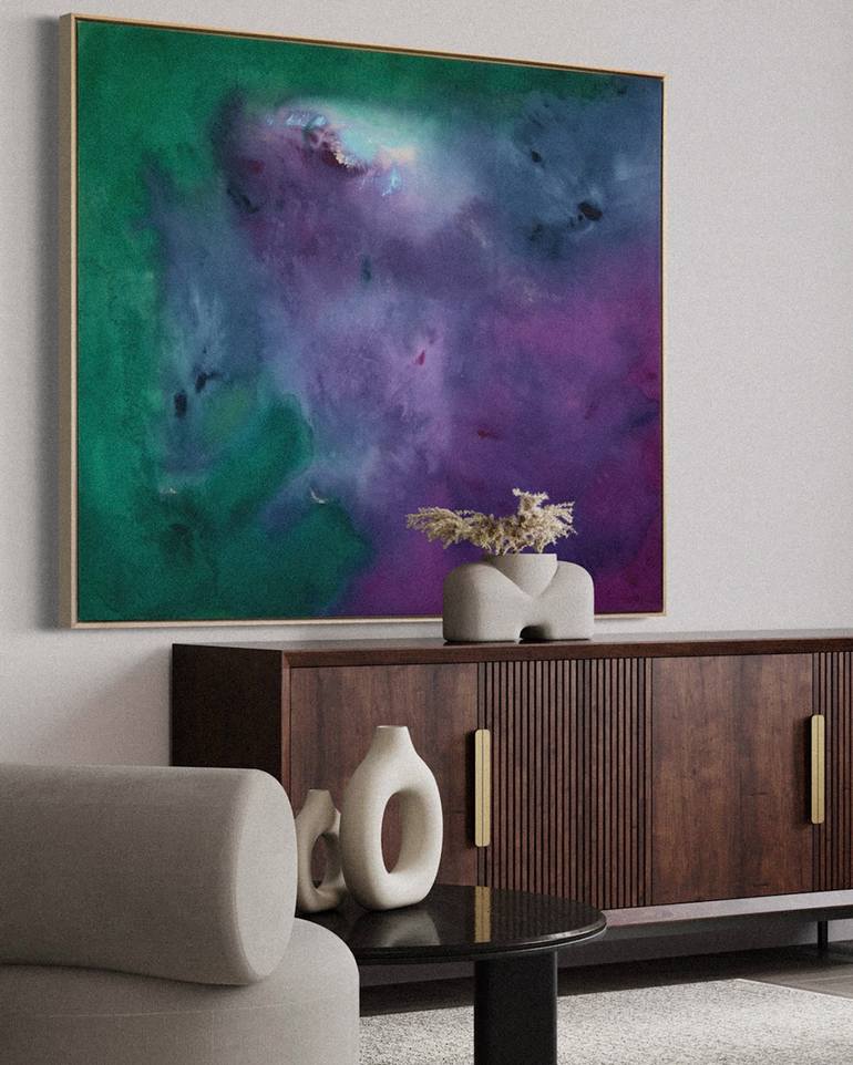 Original Abstract Painting by Gisela A Lazarte