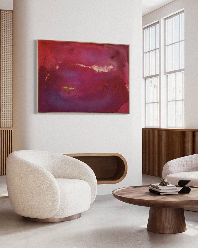 Original Abstract Painting by Gisela A Lazarte