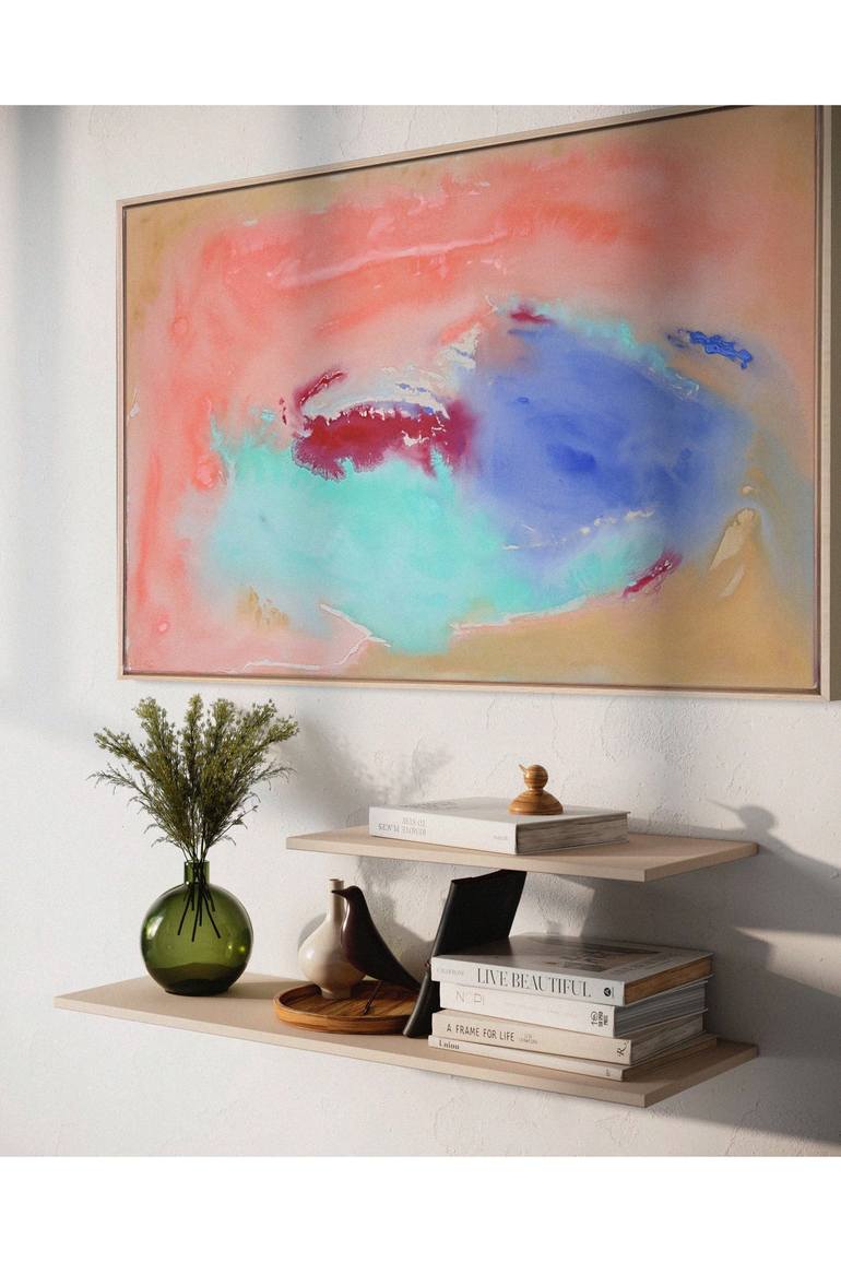 Original Abstract Painting by Gisela A Lazarte