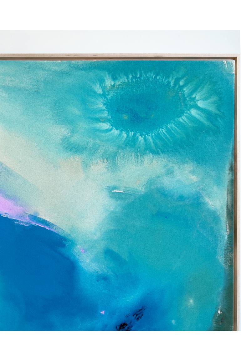 Original Abstract Expressionism Abstract Painting by Gisela A Lazarte