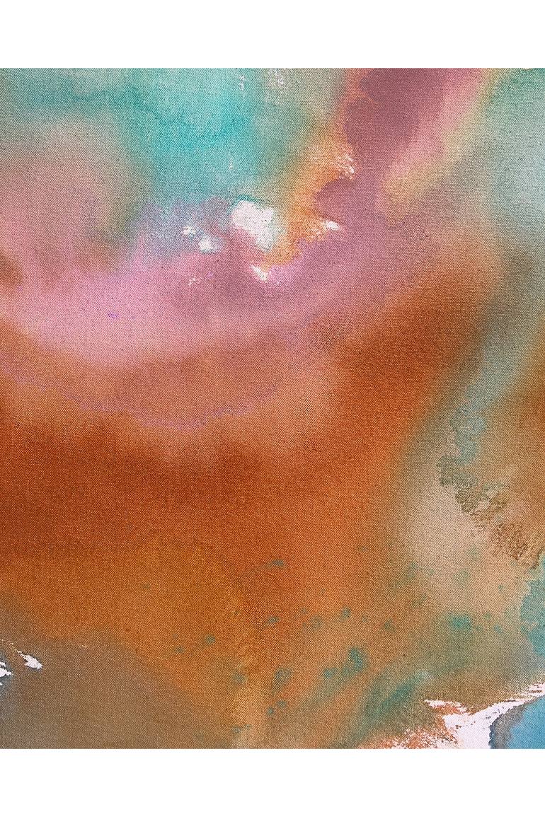 Original Abstract Expressionism Abstract Painting by Gisela A Lazarte