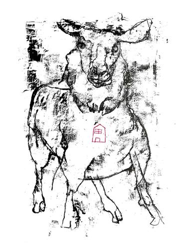 Print of Art Deco Animal Drawings by Eulogia Merle