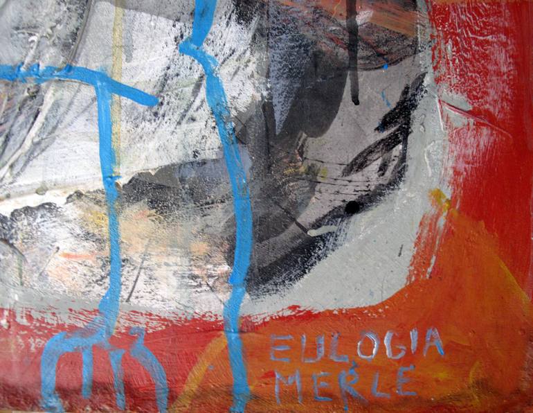 Original Abstract Expressionism Body Painting by Eulogia Merle
