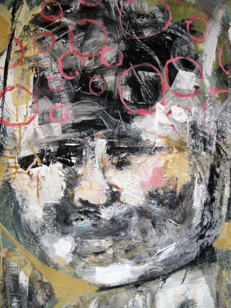 Original Abstract Expressionism Body Painting by Eulogia Merle