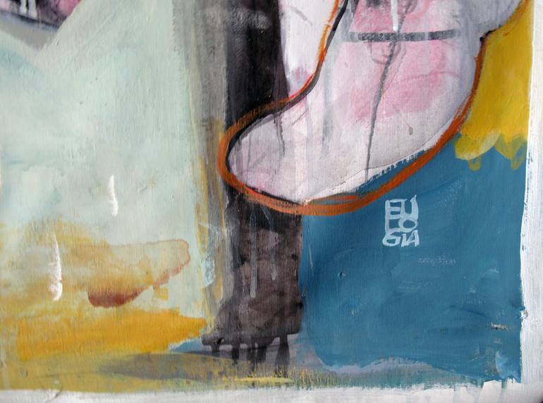 Original Abstract Animal Painting by Eulogia Merle