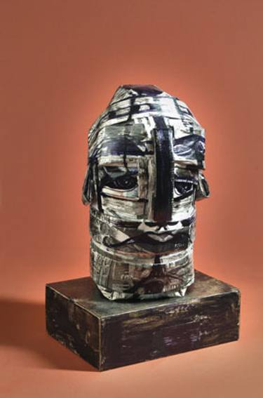 Original Abstract Expressionism Education Sculpture by Rafael Piedehierro