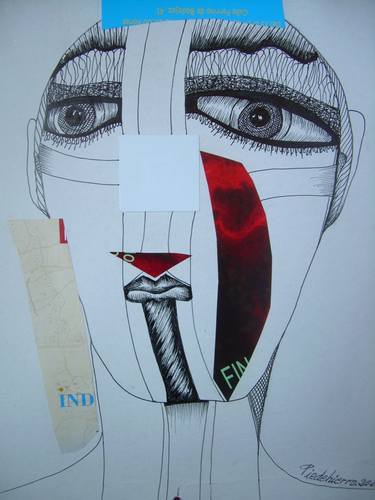 Original Expressionism Education Collage by Rafael Piedehierro