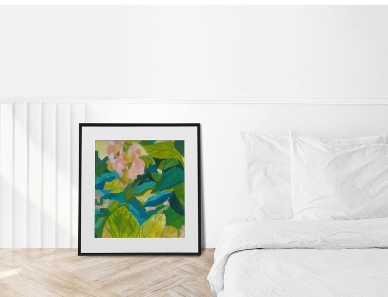 Original Floral Painting by Violetta  Borigard 