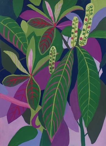 Original Fine Art Botanic Paintings by Violetta Borigard