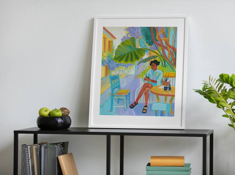 Original Figurative People Painting by Violetta Borigard