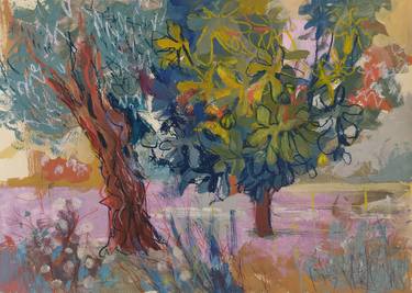 Original Landscape Paintings by Violetta Borigard