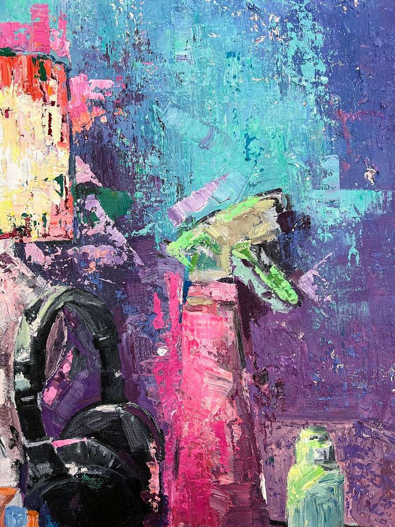Original Impressionism Home Painting by Malika Maksimova