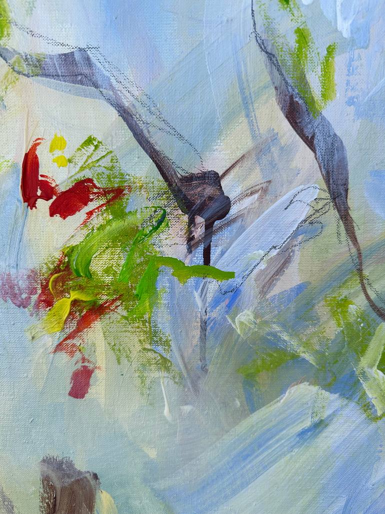 Original Abstract Expressionism Abstract Painting by Viktoria Ganhao