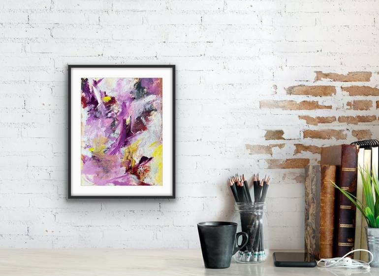 Original Abstract Expressionism Abstract Painting by Viktoria Ganhao