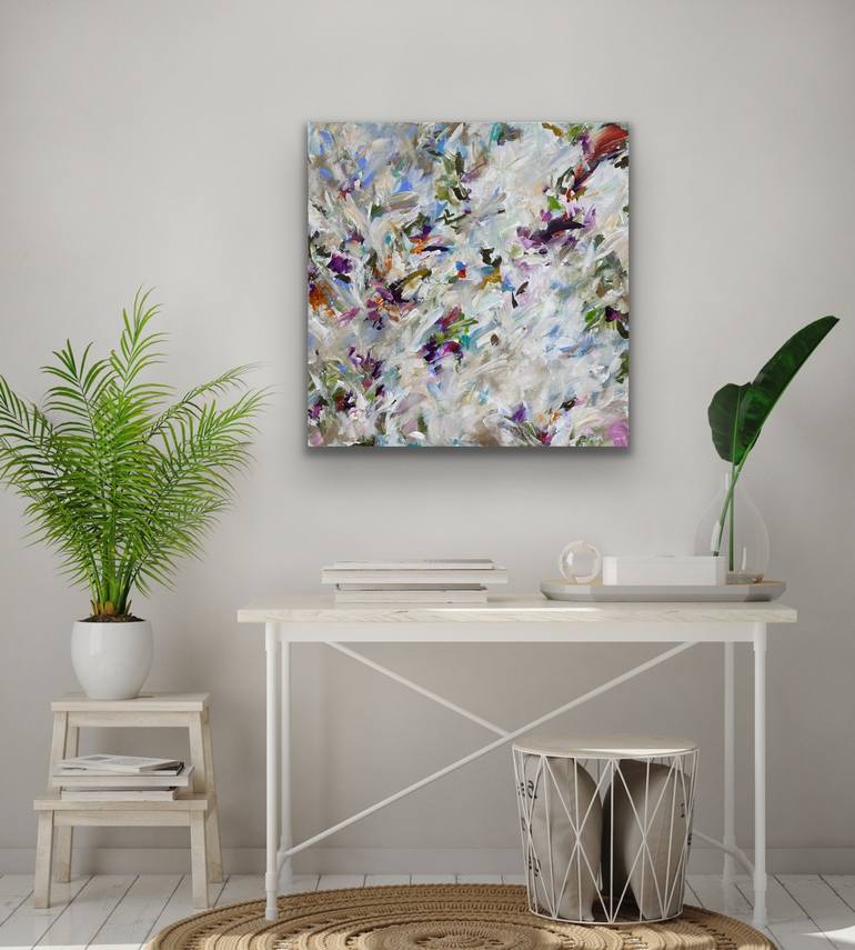 Original Abstract Expressionism Abstract Painting by Viktoria Ganhao