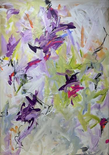 Original Abstract Expressionism Abstract Paintings by Viktoria Ganhao