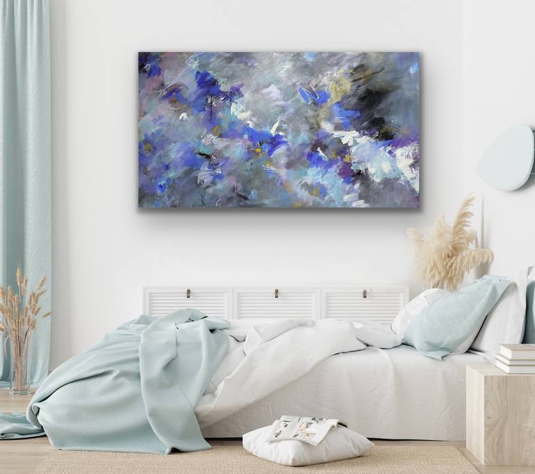 Original Abstract Landscape Painting by Viktoria Ganhao