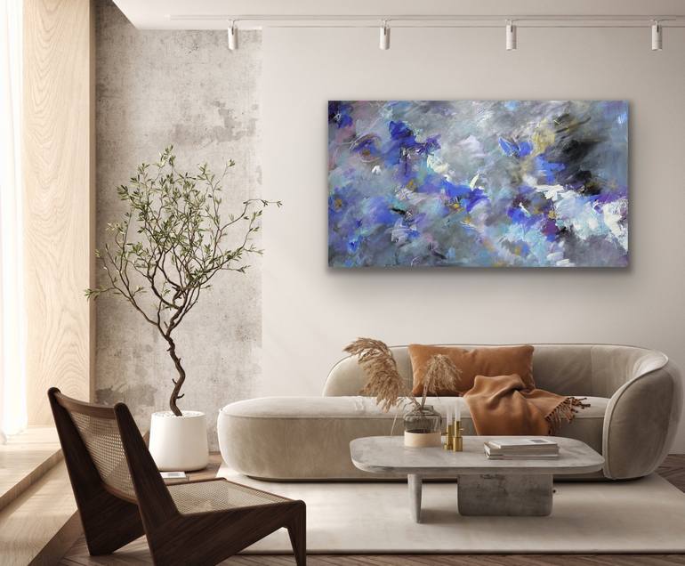 Original Abstract Landscape Painting by Viktoria Ganhao