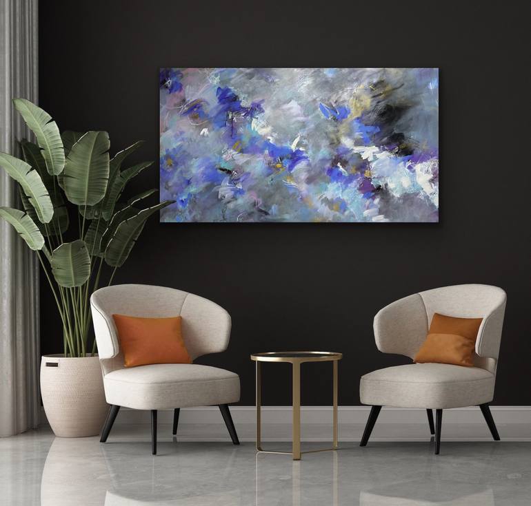 Original Abstract Landscape Painting by Viktoria Ganhao