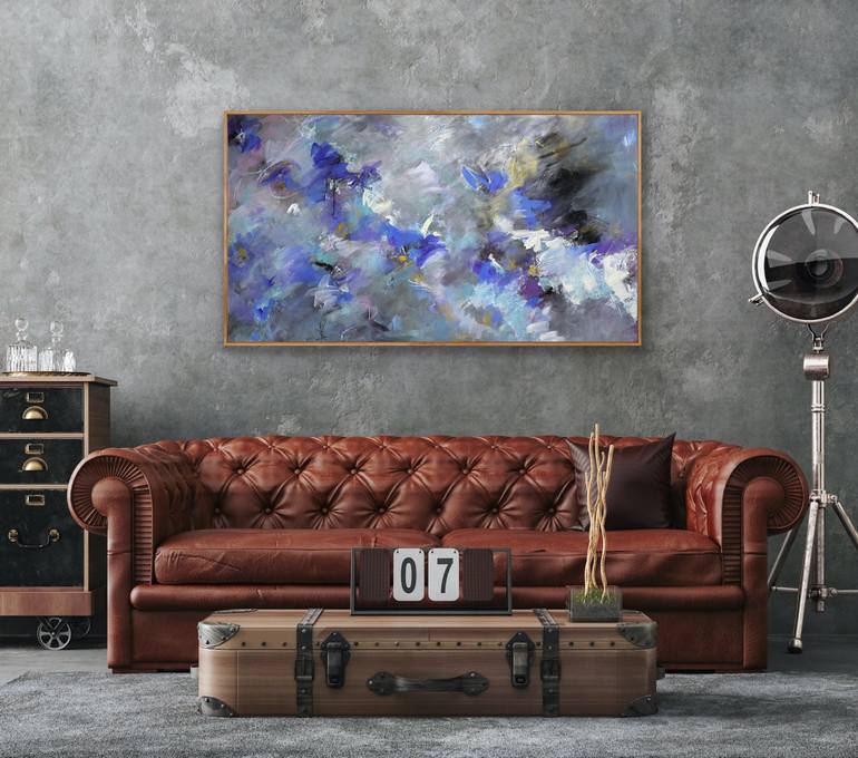 Original Abstract Landscape Painting by Viktoria Ganhao