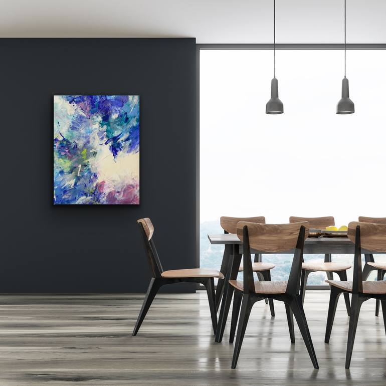 Original Abstract Expressionism Abstract Painting by Viktoria Ganhao