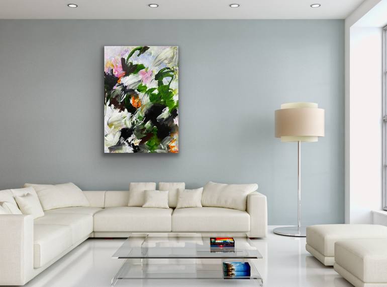 Original Abstract Expressionism Abstract Painting by Viktoria Ganhao