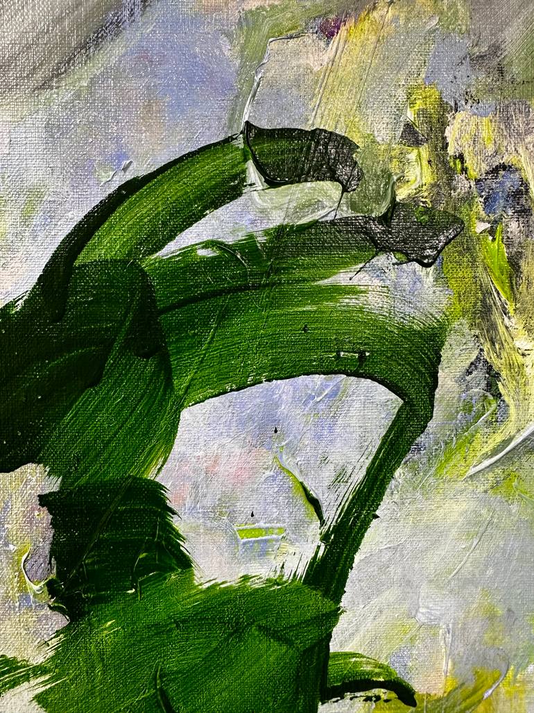 Original Abstract Expressionism Abstract Painting by Viktoria Ganhao