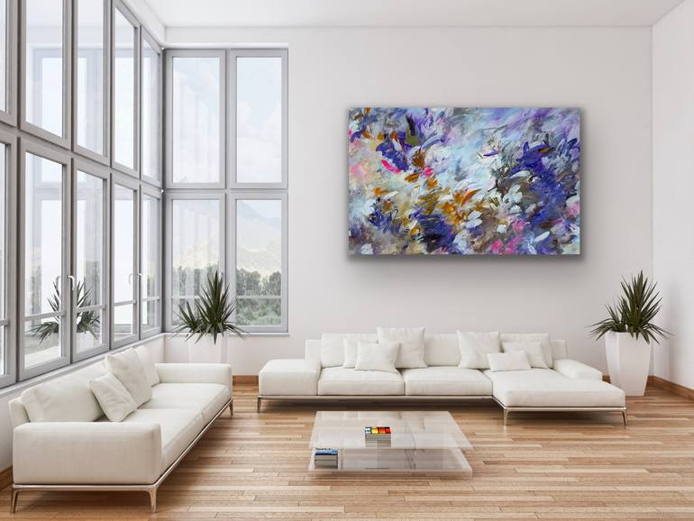 Original Abstract Expressionism Abstract Painting by Viktoria Ganhao