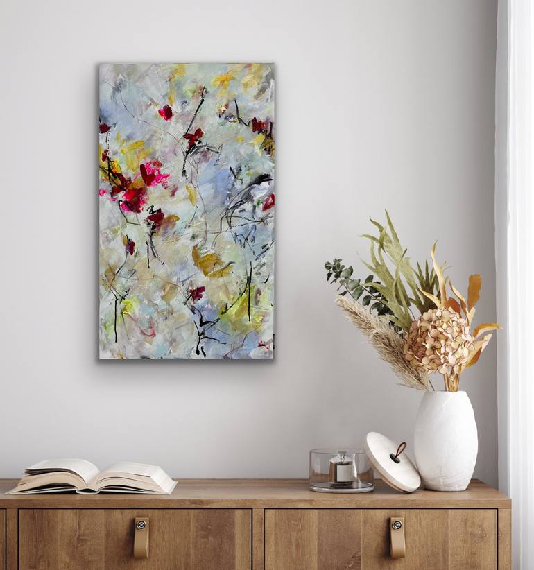 Original Abstract Expressionism Abstract Painting by Viktoria Ganhao