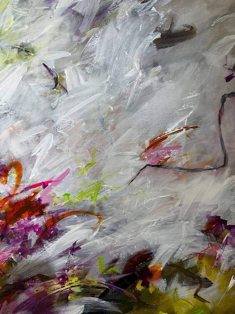 Original Abstract Expressionism Abstract Painting by Viktoria Ganhao
