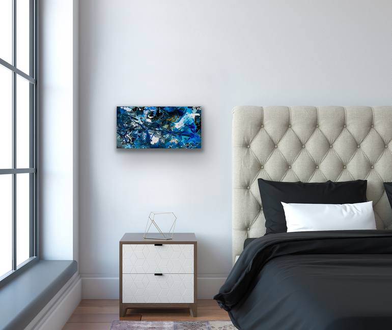 Original Abstract Expressionism Abstract Painting by Viktoria Ganhao