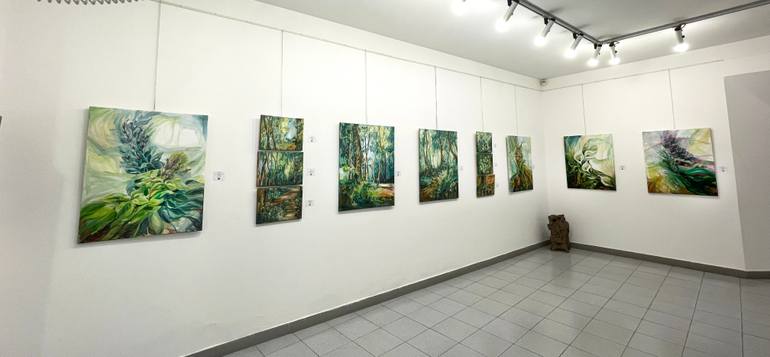 Original Impressionism Floral Painting by Momalyu Liubov Kriuchkova