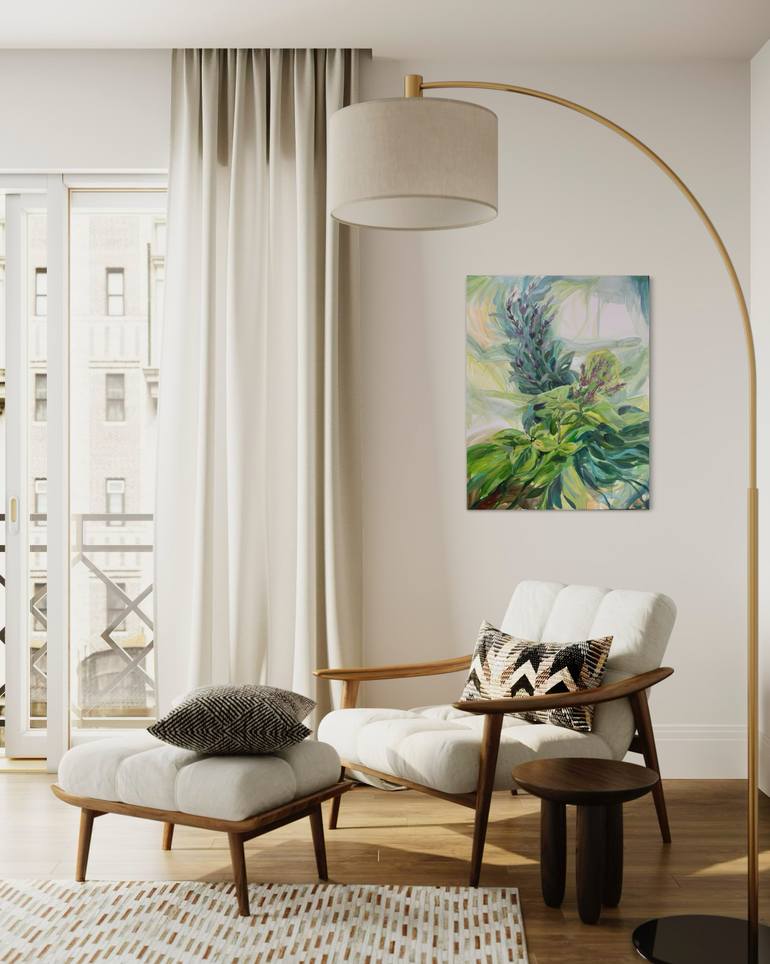 Original Impressionism Floral Painting by Momalyu Liubov Kriuchkova